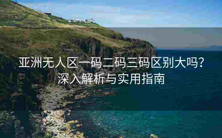 亚洲无人区一码二码三码区别大吗？深入解析与实用指南