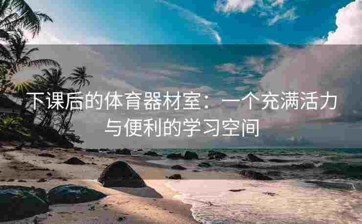 下课后的体育器材室：一个充满活力与便利的学习空间